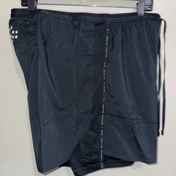 Nike Run Division Flex Stride Hybrid 5" Running Shorts Black Mens DA0280-010 - Picture 8 of 10